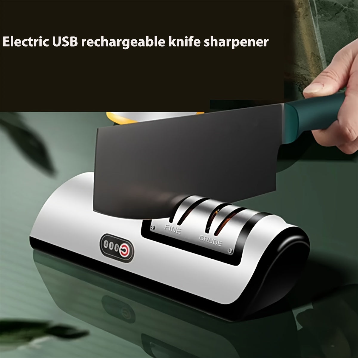 SharpEase elektryczna ostrzałka do noży z ładowaniem USB