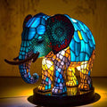 LichtTier Tiffany bordlampe med dyremotiv