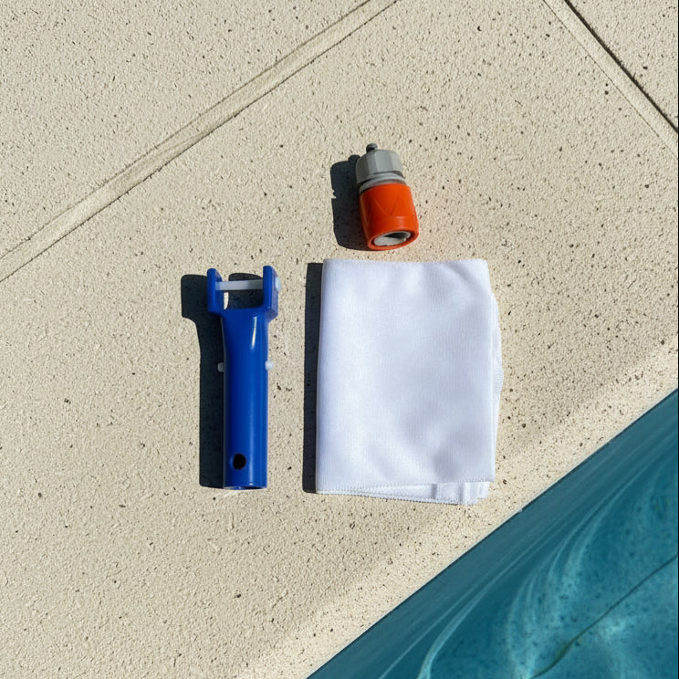 Poolvora Poolreiniger mit Wasserdruck für Pools Teiche und Whirlpools