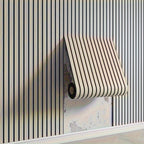 Selbstklebende Wandpaneele mit Holzoptik