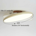 Verstellbare LED Deckenleuchte mit Schwenkbarem Spotdesign