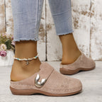 Komfortiva RundFit Damen Slip-On Freizeitschuhe mit Komfortfußbett