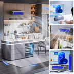 Tragbarer Akku Ventilator mit Wand- und Tischmontage