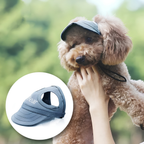 SunnyPaws Hundesonnenhut mit UV-Schutz und Verstellbarem Gurt