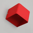 NoirCube Vierkant Wandleuchte Metall Schwarz Kompakt Innen