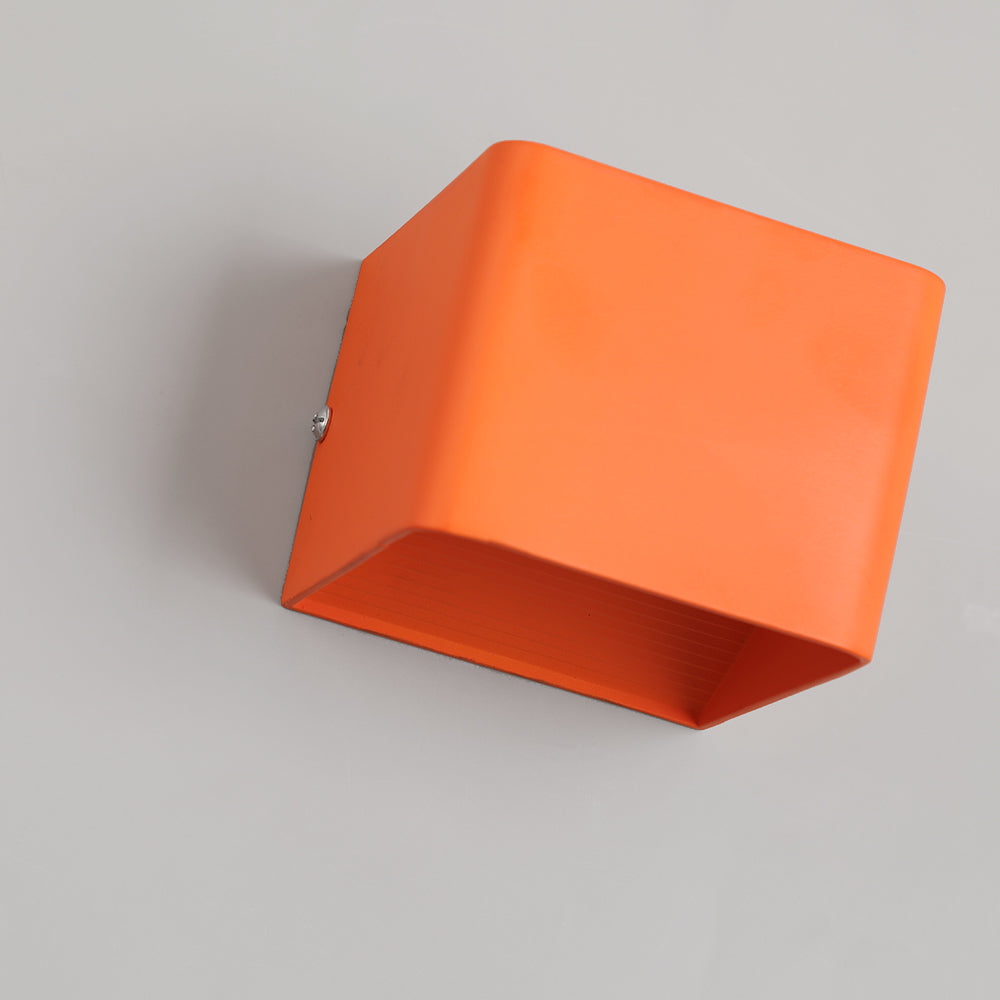 NoirCube Vierkant Wandleuchte Metall Schwarz Kompakt Innen