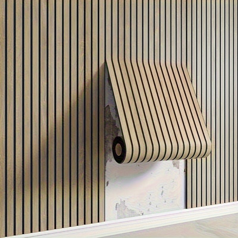 Selbstklebende Wandpaneele mit Holzoptik