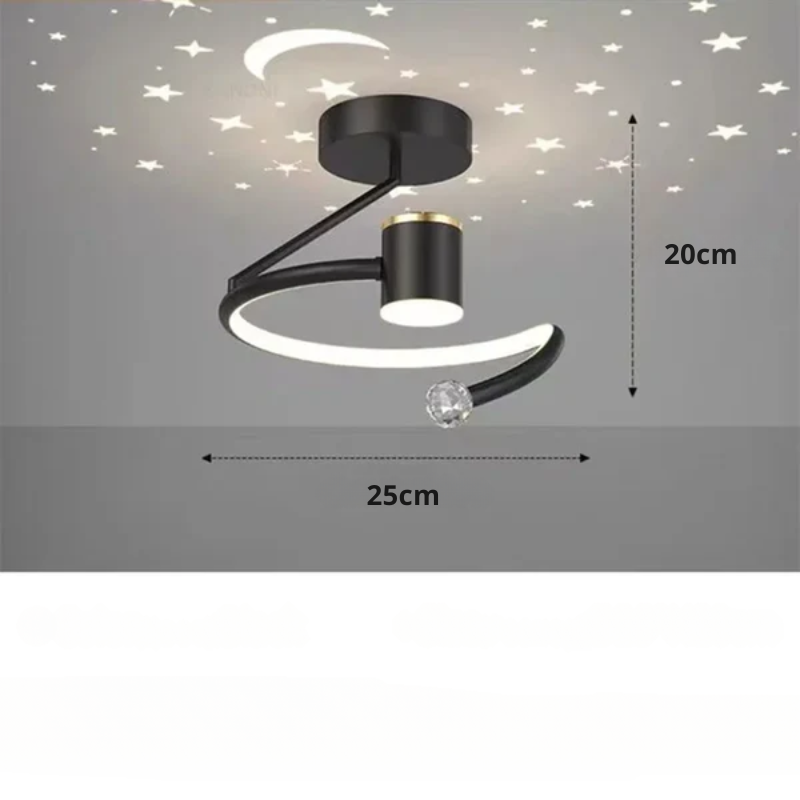 SternAura LED Deckenlampe mit Sternenhimmel-Effekt