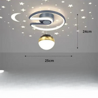 SternAura LED Deckenlampe mit Sternenhimmel-Effekt