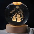 LumiSphere 3D Kristallkugel mit LED-Beleuchtung