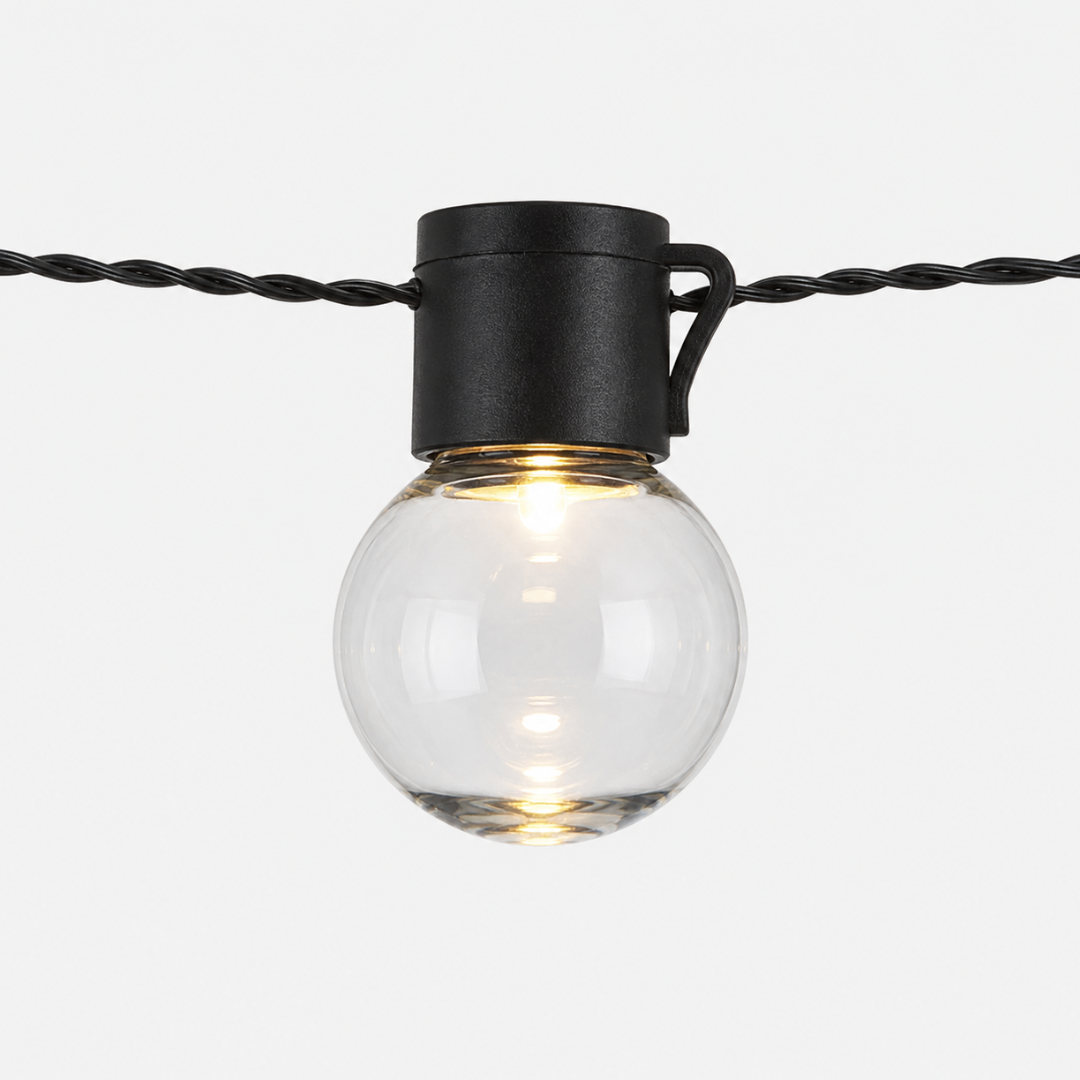 Lichtzauber LED-Terrassenlichterkette USB für Garten und Balkon