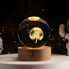 LumiSphere 3D Kristallkugel mit LED-Beleuchtung