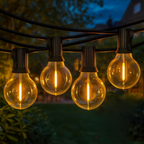 Lysmagi LED terrasse lyskæde USB til have og balkon