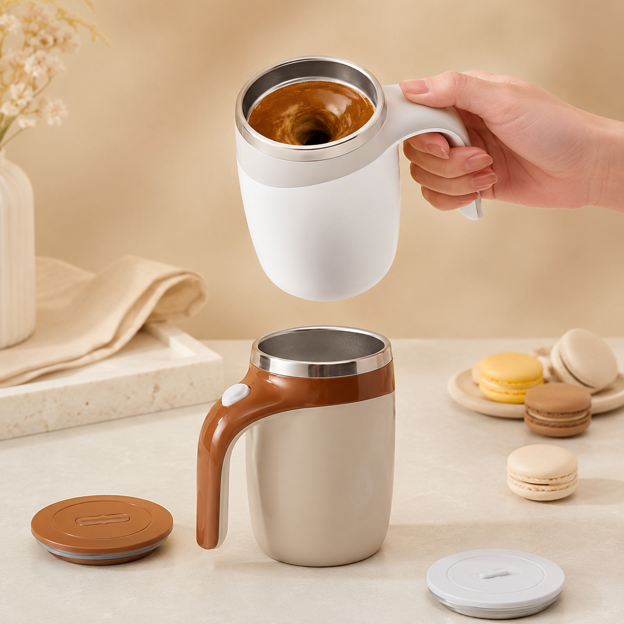 MixMug Selbstumrührender Trinkbecher