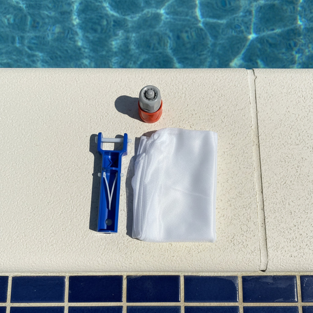 Poolvora Poolreiniger mit Wasserdruck für Pools Teiche und Whirlpools