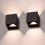 LumoCube LED væglampe minimalistisk kube stil 9W