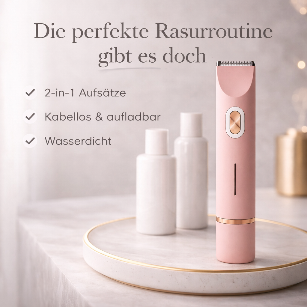 Sanft Damenrasierer Elektrisch Kabellos für feuchte Haut UV