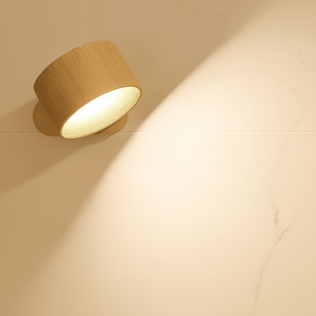 Nordlicht LED Wandleuchte kabellos dimmbar mit Fernbedienung
