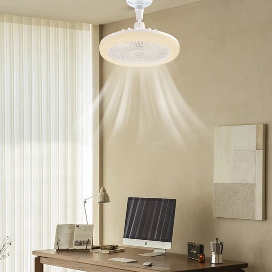 Lumivento Deckenventilator mit LED-Beleuchtung und Fernbedienung