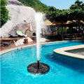 SolarFlow Schwimmender Solarbrunnen für Teich und Vogelbad