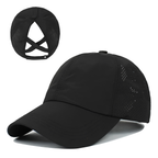 AirFlowCap Sportkappe aus Mesh mit Pferdeschwanzöffnung