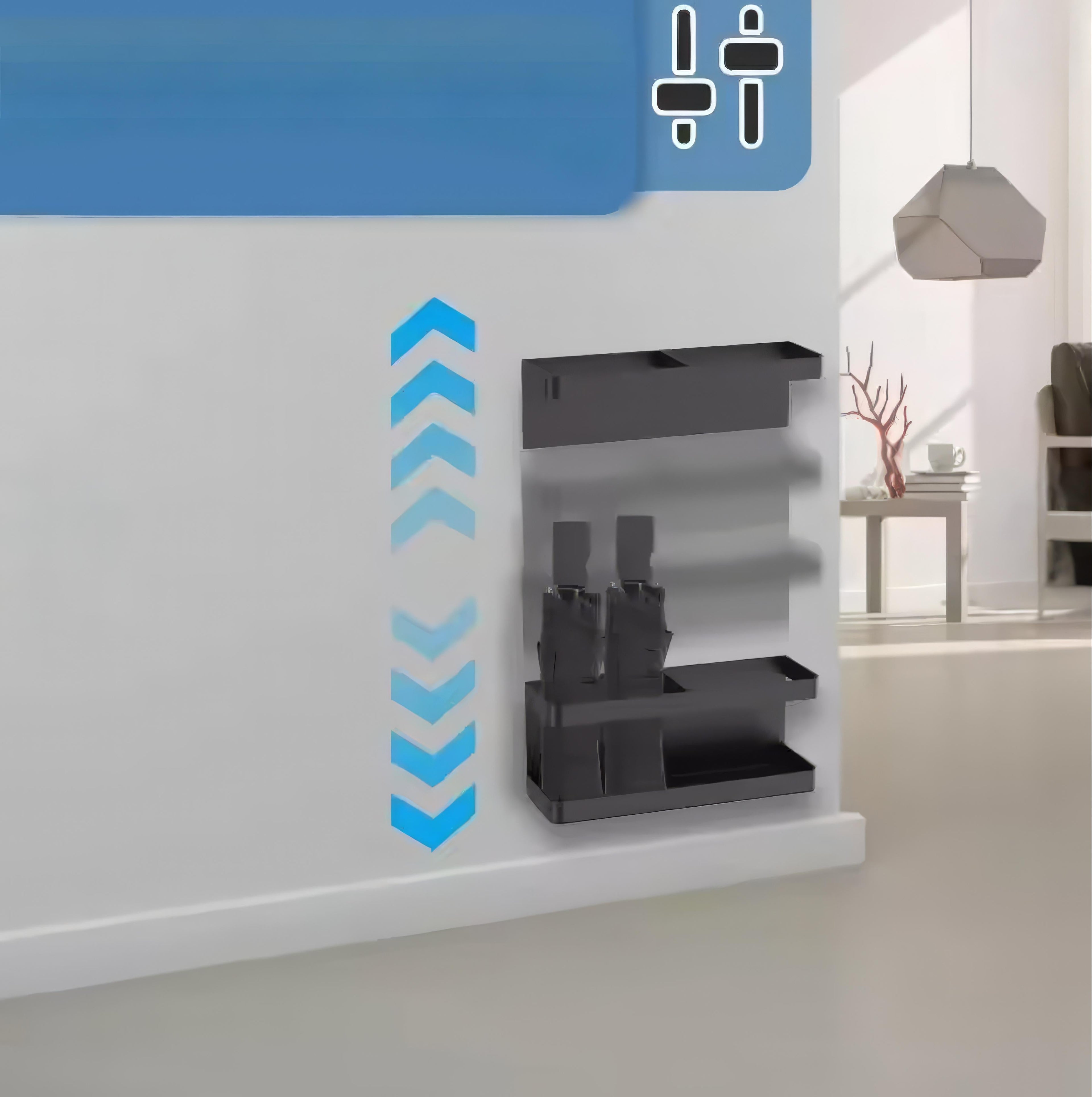 Vægparaplyholder paraplystander til metal med klæbning