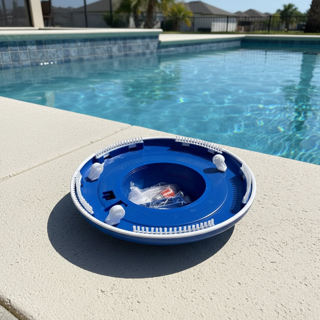 Poolvora Poolreiniger mit Wasserdruck für Pools Teiche und Whirlpools