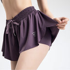 FlexMotion damesportnederdel med integrerede shorts og snøre