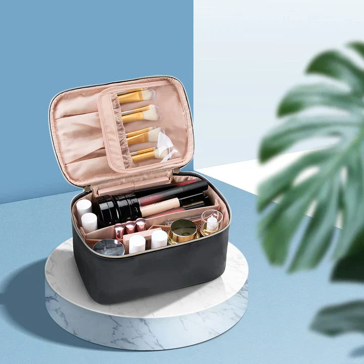 BeautyCase rejse kosmetikorganisator med justerbare rum