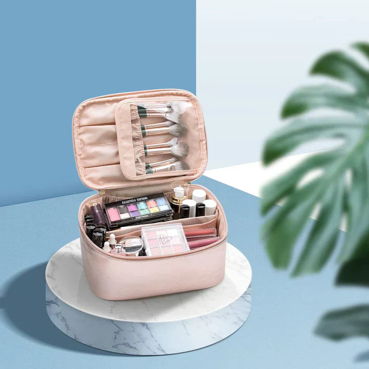 BeautyCase rejse kosmetikorganisator med justerbare rum