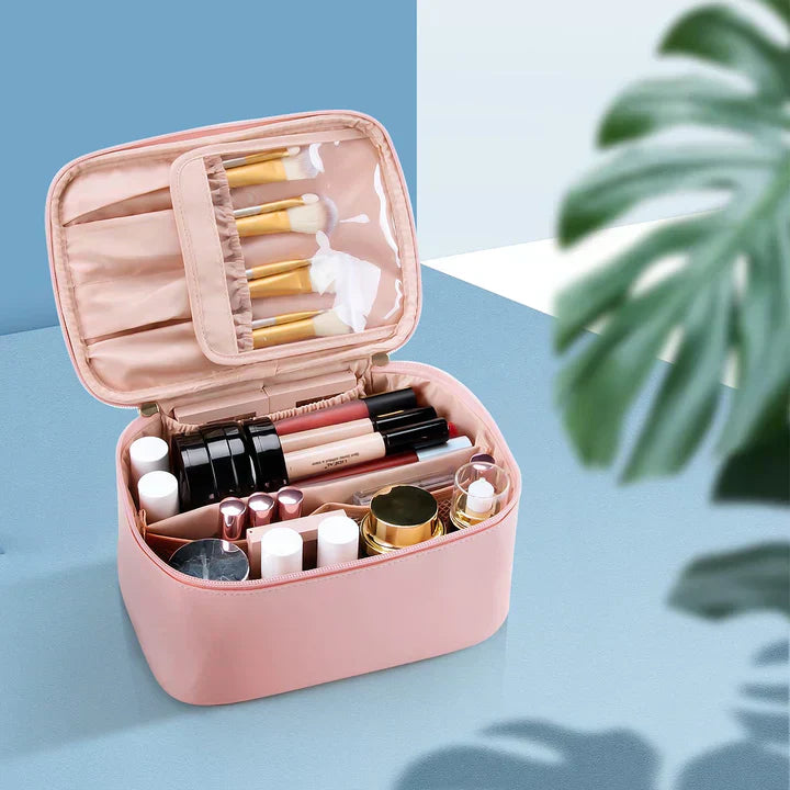 BeautyCase rejse kosmetikorganisator med justerbare rum