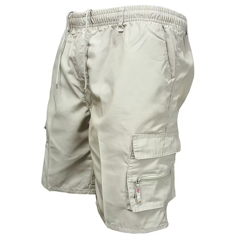 FlexCargo Herren Cargoshorts mit Mehreren Taschen für Sommer