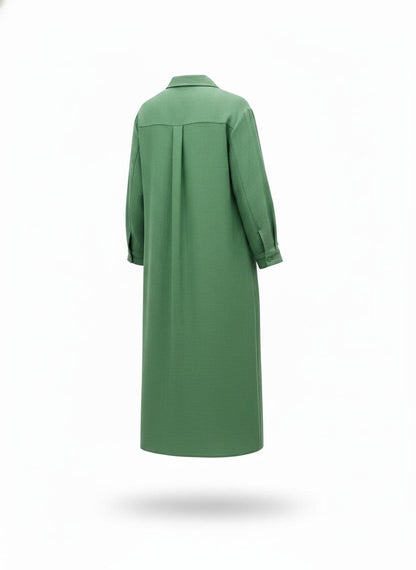Women's Green Shirt Dress