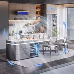 Tragbarer Akku Ventilator mit Wand- und Tischmontage