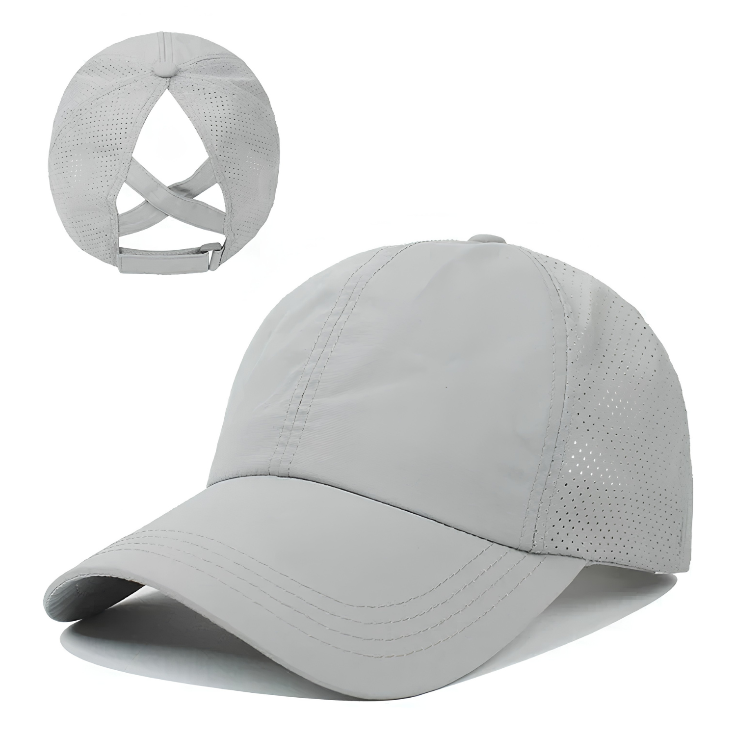 AirFlowCap Sportkappe aus Mesh mit Pferdeschwanzöffnung