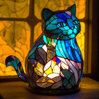 LichtTier Tiffany bordlampe med dyremotiv