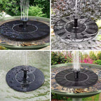 SolarFlow Schwimmender Solarbrunnen für Teich und Vogelbad