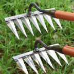 GartenPro Bodenrechen – Kohlenstahl Unkrautrechen für Gartenarbeit