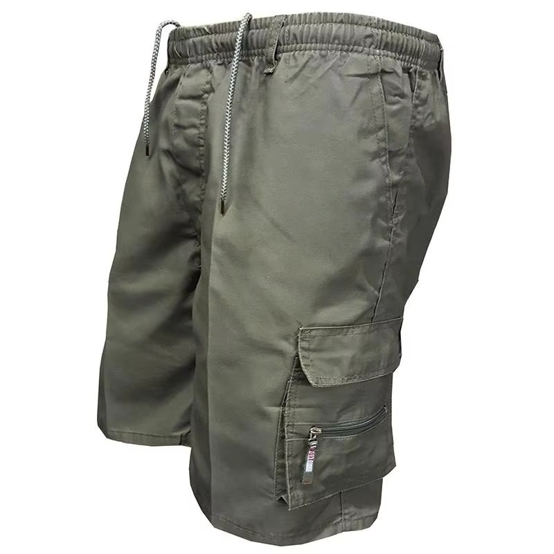 FlexCargo Herren Cargoshorts mit Mehreren Taschen für Sommer