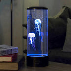AquaGlow Quallenlampe mit LED-Lichteffekten