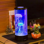 AquaGlow Quallenlampe mit LED-Lichteffekten