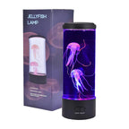AquaGlow Quallenlampe mit LED-Lichteffekten