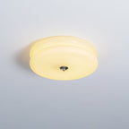 Art Deco LED loftslampe med rippet glas