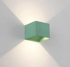 NoirCube Vierkant Wandleuchte Metall Schwarz Kompakt Innen