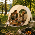 Sonnennest PopUp-Strandmuschel für 3–4 Personen mit Sofortaufbau