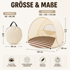 Sonnennest PopUp-Strandmuschel für 3–4 Personen mit Sofortaufbau