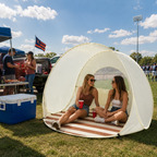 Sonnennest PopUp-Strandmuschel für 3–4 Personen mit Sofortaufbau