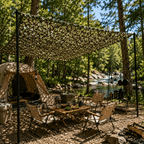 Naturiva Sichtschutznetz mit Blattdesign für Garten Balkon und Terrasse