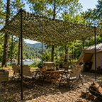 Naturiva Sichtschutznetz mit Blattdesign für Garten Balkon und Terrasse