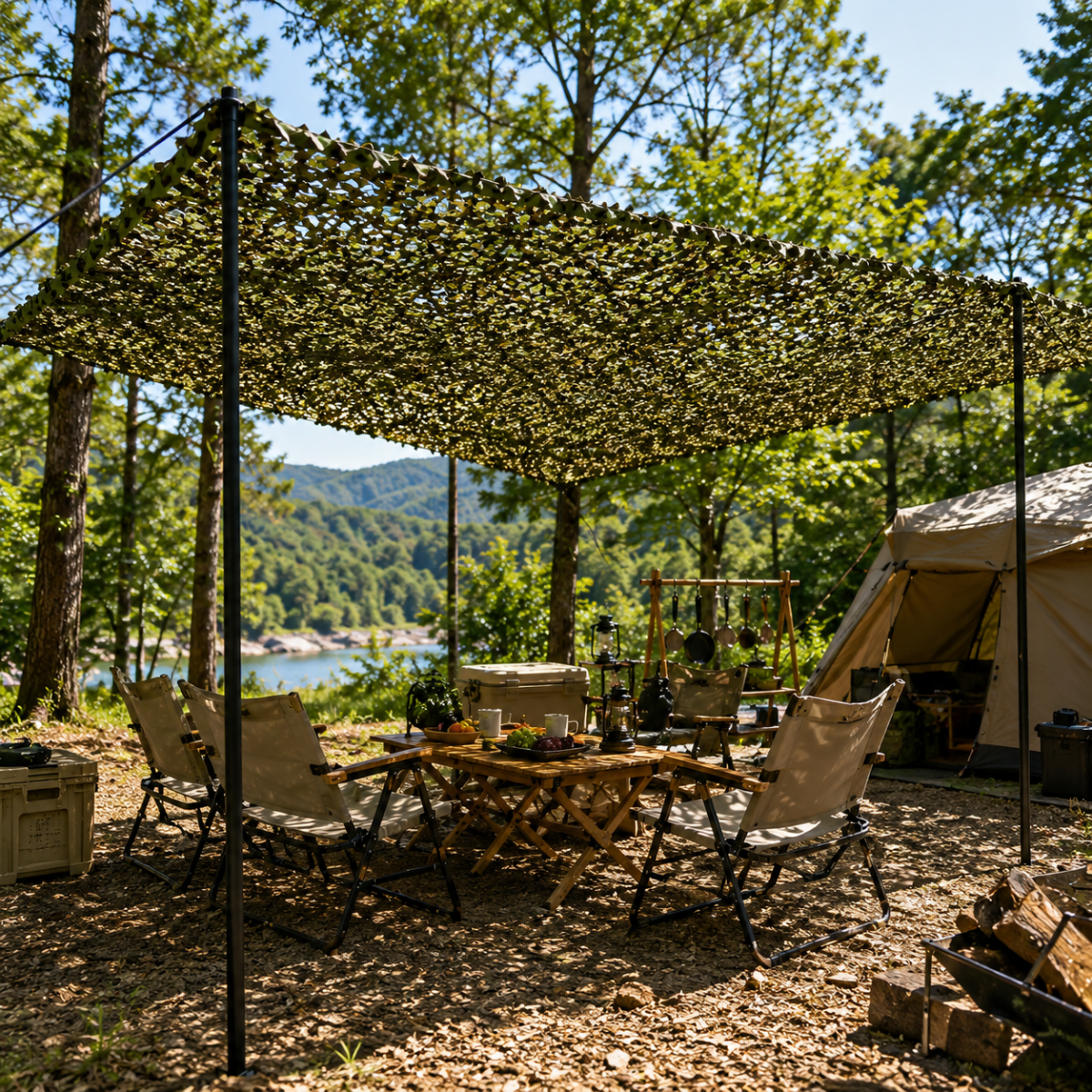 Naturiva Sichtschutznetz mit Blattdesign für Garten Balkon und Terrasse